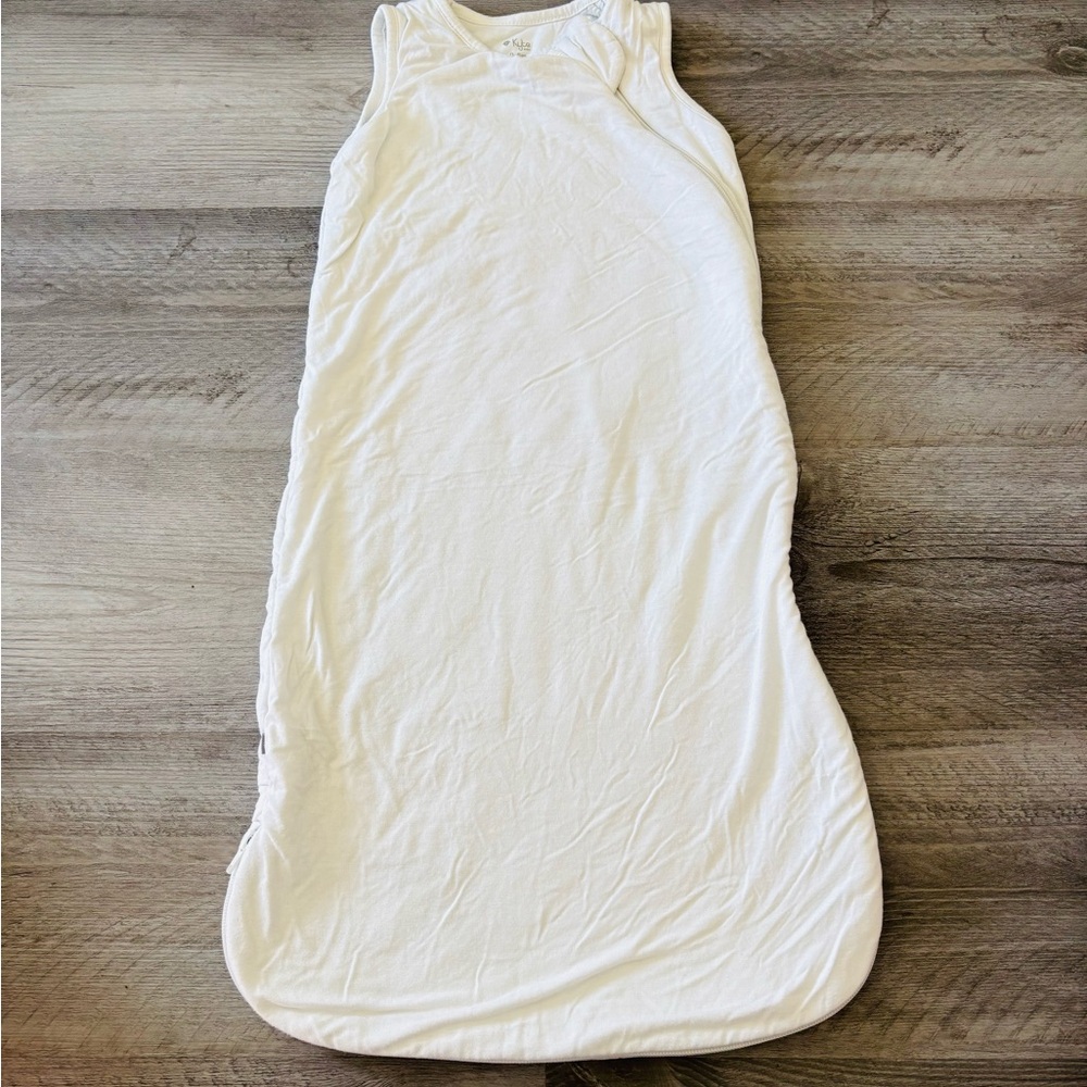 Kyte Baby Small 1.0 Tog White Baby Sleep Sack Sleeveless
